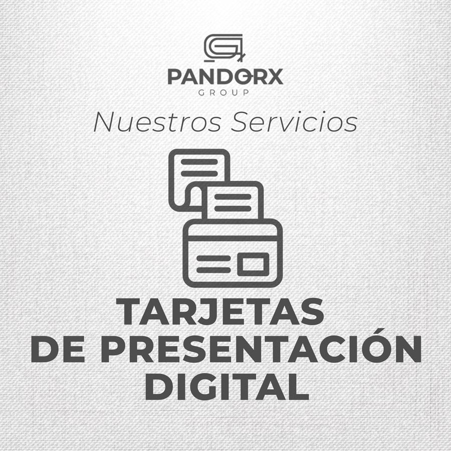 TARJETAS DE PRESENTACIÓN DIGITAL